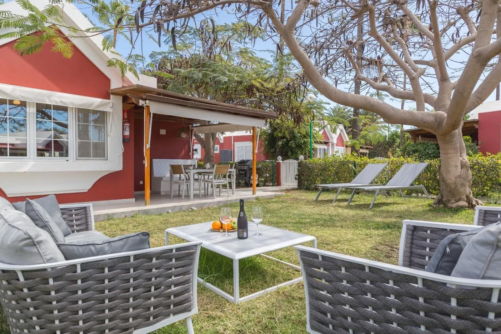 Daire Lightbooking Tunos 73 Maspalomas Gran Jardin Y Barbacoa İspanya
